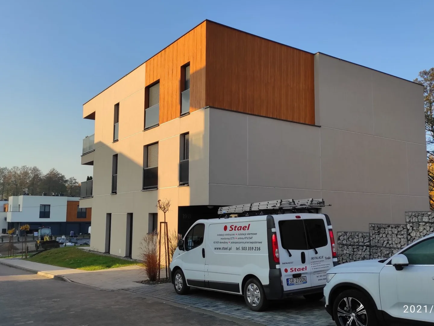 Osiedle mieszkaniowe, realizacja instalacji