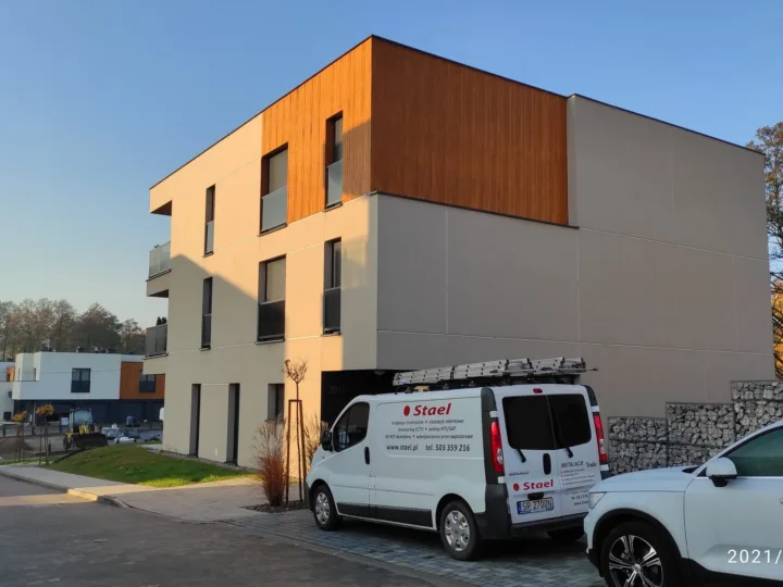Osiedle mieszkaniowe, realizacja instalacji